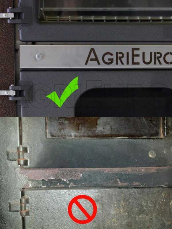 AgriEuro Medius 80 EXT - Forno a legna in acciaio da esterno - Ventilato - Tetto rosso