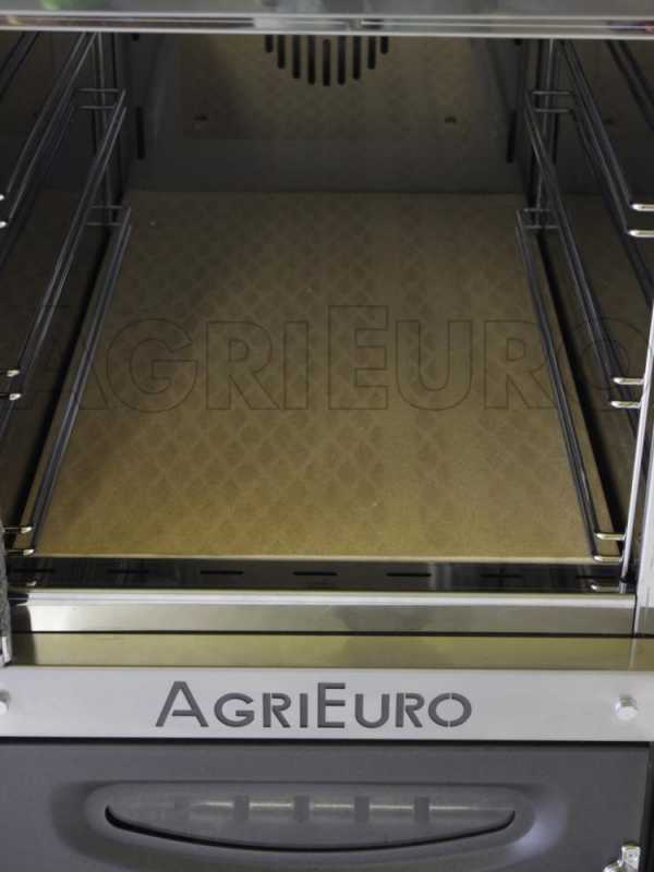 Forno a legna da esterno Medius 80 EXT in acciaio - Ventilato con tetto in INOX