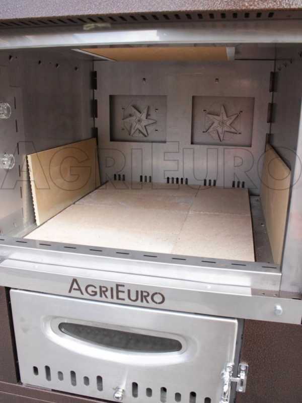 Maximus 80 Deluxe EXT - Forno AgriEuro Inox in Offerta