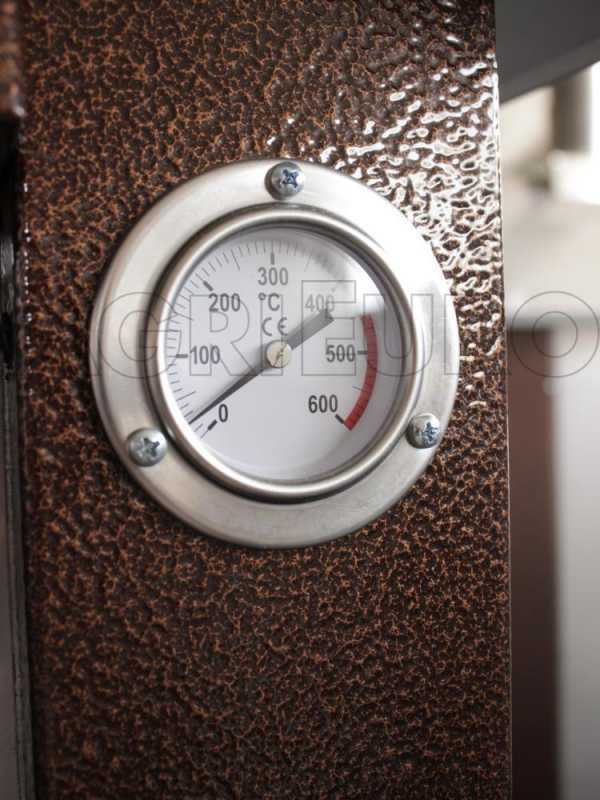 Forno a legna da incasso Maximus 100 Deluxe INC INOX - Smalto ramato