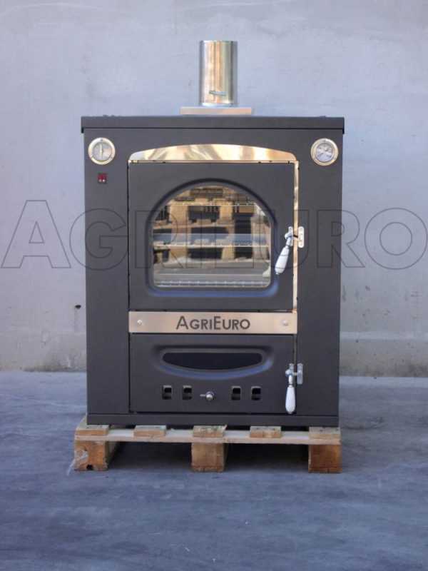 Forno a legna da incasso Medius Plus 100 Inc in acciaio - Ventilato