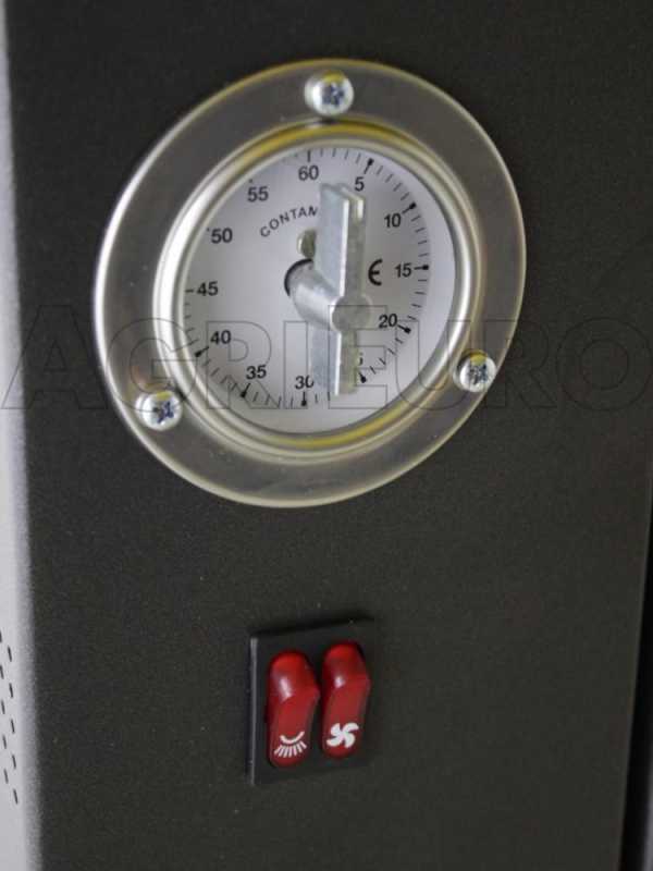Forno a legna da esterno Medius Plus 100 EXT in acciaio - Ventilato con tetto in INOX