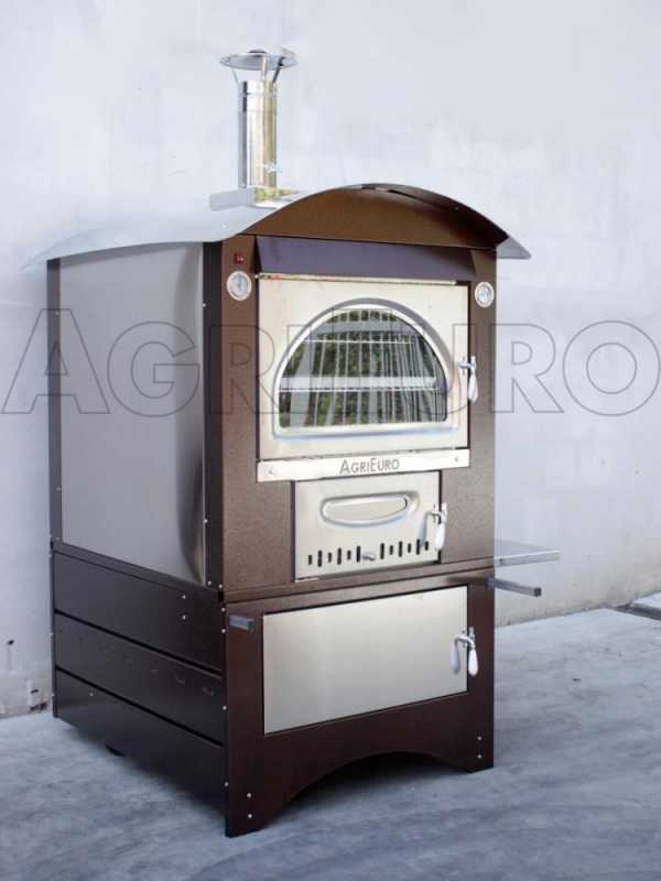 Forno a legna AgriEuro Maximus 100 Deluxe EXT Inox – in Offerta su AgriEuro