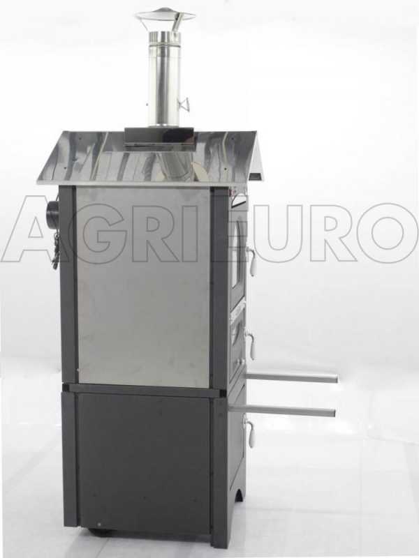 Agrieuro Minimus 50 EXT - Forno a legna in acciaio inox da esterno - Ventilato