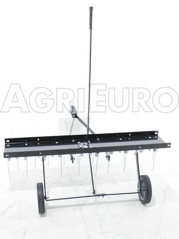 GeoTech - Arieggiatore strigliatore a molle trainato cm 102 per trattorino rasaerba