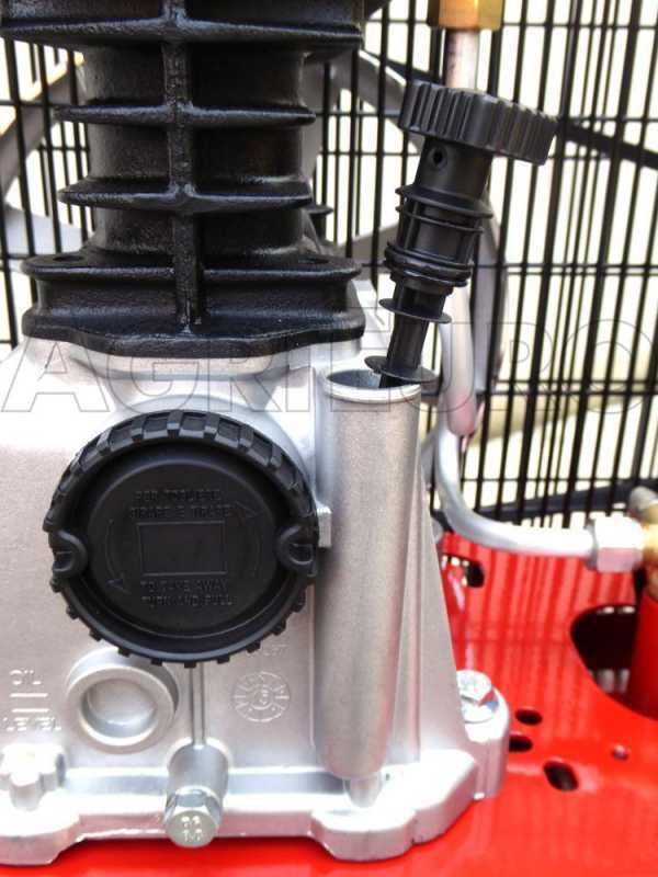 Fini MK 102 N 50 2M - Compressore aria elettrico monofase a cinghia - Motore 2 HP - 50 lt
