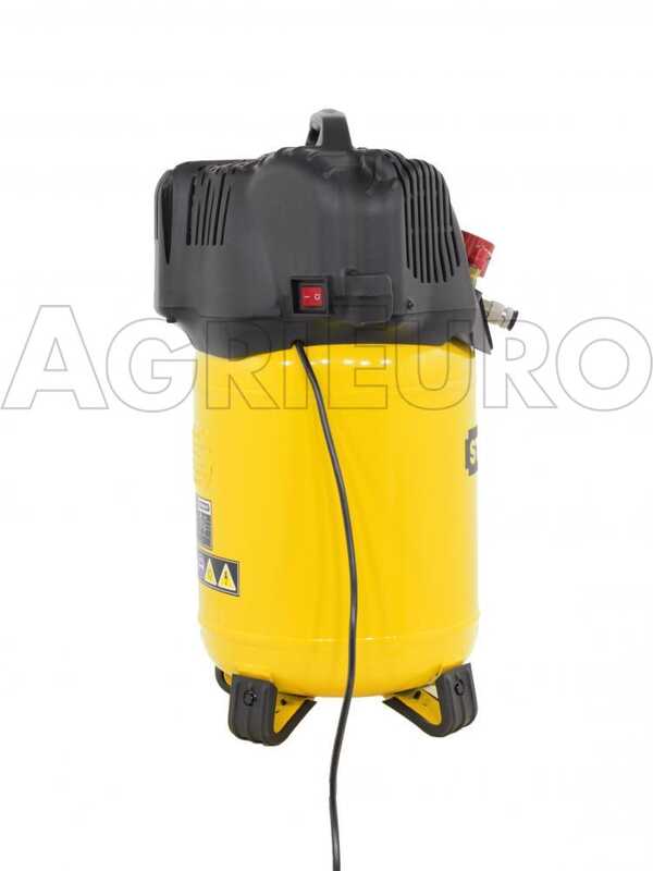 Stanley D200/10/24 - Compressore aria elettrico portatile monofase, oil-less - Motore 1.5 HP - 24 lt