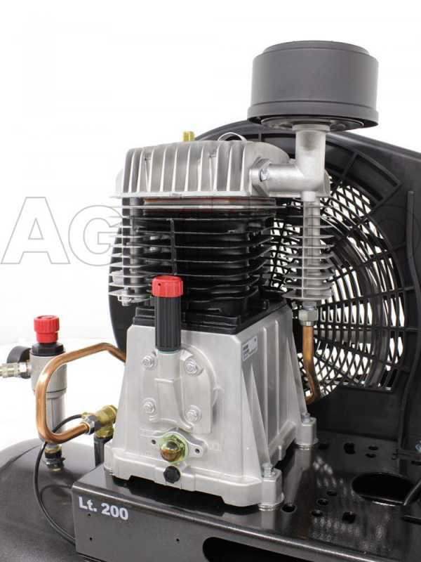 Nuair NB/5,5 T/200 - Compressore aria elettrico trifase a cinghia - Motore 5.5 HP - 200 lt