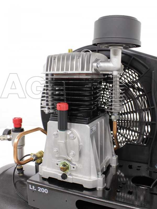 Nuair NB/5,5 T/200 - Compressore aria elettrico trifase a cinghia - motore 5.5 HP - 200 lt