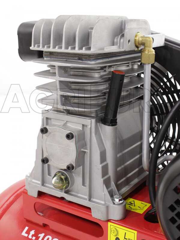 Ferrua FB28/100 CM2 - Compressore aria elettrico monofase a cinghia - Motore 2 HP - 100 lt