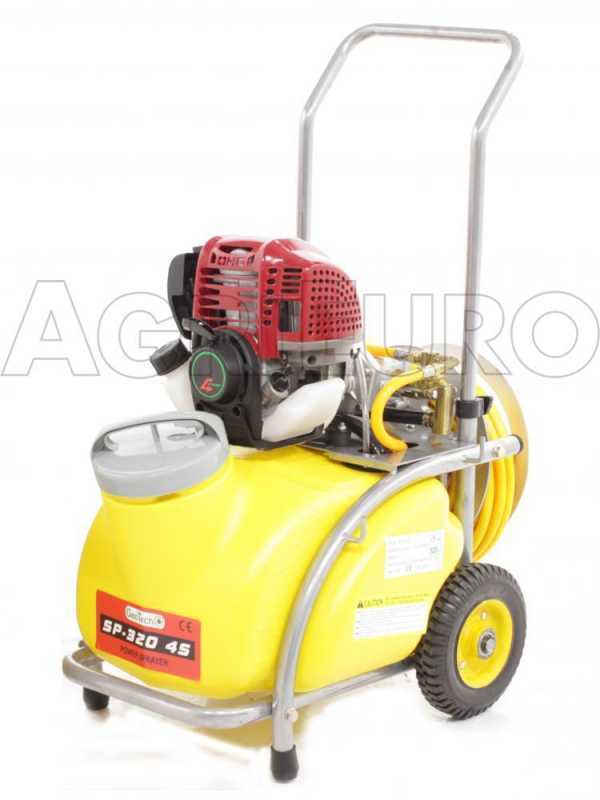 GeoTech SP 320 4S ALU - Pompa irroratrice a scoppio carrellata - 4 tempi a benzina