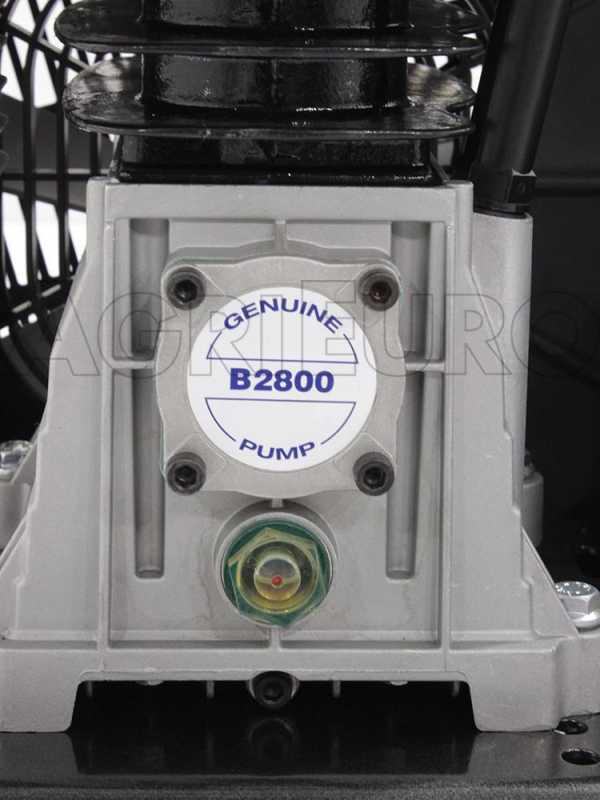 Nuair B 2800B/2M/50 TECH - Compressore elettrico monofase a cinghia - Motore 2 HP - 50 lt