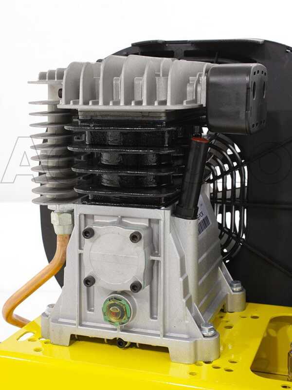 Stanley B 345/10/100T - Compressore aria elettrico trifase a cinghia - Motore 3 HP - 100 lt