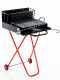 Pegoraro Angelo 142 Small - Barbecue portatile a legna e carbone - Pieghevole