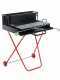 Pegoraro Angelo 214 Medium - Barbecue portatile a legna e carbone - Pieghevole