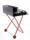 Pegoraro Angelo 214 Medium - Barbecue portatile a legna e carbone - Pieghevole