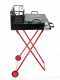 Pegoraro Angelo 214 Medium - Barbecue portatile a legna e carbone - Pieghevole