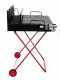 Pegoraro Angelo 323 Maxi - Barbecue portatile a legna e carbone - Pieghevole