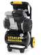Stanley Sil Air 244/10 PCM - Compressore aria elettrico verticale monofase silenziato, oil-less - Motore 1.5 HP - 10 lt