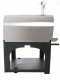 Forno a legna da esterno Cibus Inox 1000 con camera &Oslash;100 - 6 pizze
