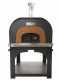 Forno a legna da esterno Cibus Inox 1000 con camera &Oslash;100 - 6 pizze