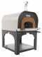 Forno a legna da esterno Cibus Inox 1000 con camera &Oslash;100 - 6 pizze