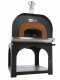 Forno a legna da esterno Cibus Inox 1000 con camera &Oslash;100 - 6 pizze