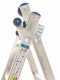 Marchetti Azzurra A2 A208, 2x8 gradini, 4.15 m - Scala in alluminio allungabile - Altezza stimata operativa 5.15 m