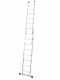 Marchetti Azzurra A2 A208, 2x8 gradini, 4.15 m - Scala in alluminio allungabile - Altezza stimata operativa 5.15 m