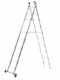 Marchetti Azzurra A2, 2x10 gradini, 5.30 mt - Scala in alluminio allungabile