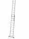 Marchetti Azzurra A2 A210, 2x10 gradini, 5.30 m - Scala in alluminio allungabile - Altezza stimata operativa 6.30 m