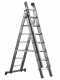 Marchetti Azzurra A3 21112, 3x7 gradini, 5 m - Scala in alluminio allungabile - Altezza stimata operativa 6 m