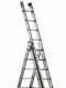 Marchetti Azzurra A3 A308, 3x8 gradini, 5.85 m - Scala in alluminio allungabile - Altezza stimata operativa 6.85 m