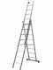 Marchetti Azzurra A3 A308, 3x8 gradini, 5.85 m - Scala in alluminio allungabile - Altezza stimata operativa 6.85 m