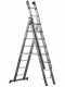 Marchetti Azzurra A3 A308, 3x8 gradini, 5.85 m - Scala in alluminio allungabile - Altezza stimata operativa 6.85 m
