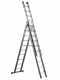 Marchetti Azzurra A3 A310, 3x10 gradini, 7.55 m - Scala in alluminio allungabile - Altezza stimata operativa 8.55 m