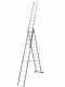 Marchetti Azzurra A3 A312, 3x12 gradini, 8.65 m - Scala in alluminio allungabile - Altezza stimata operativa 9.65 m