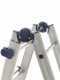 Scala in alluminio telescopica FACAL Briko Blu - m 4 - 8 + 8 gradini - telescopica