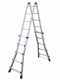 Facal Briko Blu, 2x10 gradini, 5.12 mt - Scala in alluminio telescopica