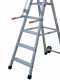 Facal Mayora Tecnoscala, 5 gradini, 1.82 mt - Scala da lavoro con ruote e maniglie