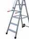 Facal Mayora Tecnoscala, 5 gradini, 1.82 mt - Scala da lavoro con ruote e maniglie