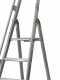 Facal Mayor&agrave; Tecnoscala QM-7, 7 gradini, 2.29 m - Scala da lavoro con ruote e maniglie - Altezza stimata operativa 3.39 m