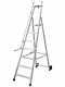 Facal Mayor&agrave; Tecnoscala QM-8, 8 gradini, 2.52 m - Scala da lavoro con ruote e maniglie - Altezza stimata operativa 3.63 m