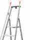 Facal Mayor&agrave; Tecnoscala QM-8, 8 gradini, 2.52 m - Scala da lavoro con ruote e maniglie - Altezza stimata operativa 3.63 m