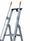 Facal Mayor&agrave; Tecnoscala QM-9, 9 gradini, 2.75 m - Scala da lavoro con ruote e maniglie - Altezza stimata operativa 3.85 m