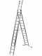 Facal Super Prima P450-3, 13+14+14 gradini, 10.80 m - Scala in alluminio allungabile - Altezza stimata operativa 11.70 m
