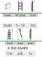 Facal Super Prima P320-2F, 9+10 gradini, 5.10 m - Scala in alluminio con fune - Altezza stimata operativa 6 m