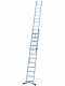 Facal Super Prima P420-2F, 12+13 gradini, 6.90 m - Scala in alluminio con fune - Altezza stimata operativa 7.80 m