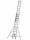 Facal Roller, 2x11 gradini, altezza 5.9 mt - Scala a rotaia con fune in alluminio