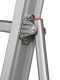 Facal Roller R56-2S, 2x18 gradini, 10.11 m - Scala a rotaia con fune in alluminio - Altezza stimata operativa 11 m